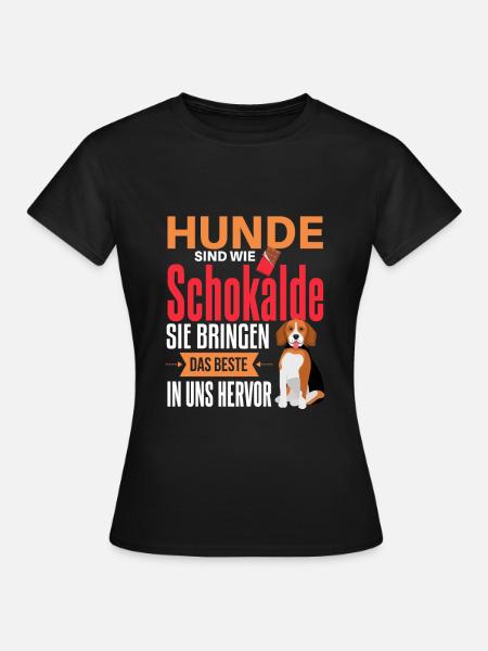 Cooler Hunde Haustier Spruch - Frauen T-Shirt - Schwarz