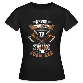 Larping RPG LARP Fantasy Jeu de rôle - T-shirt Femme - noir - Devant - AI Model Female 172 dark (172cm)