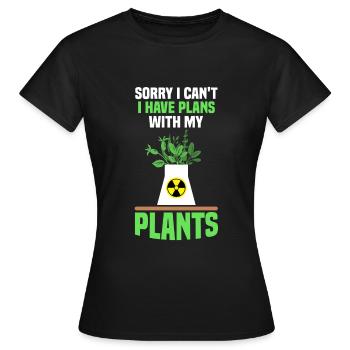 Nucléaire Énergie Centrale Nucléaire Nucléaire Radioactif - T-shirt Femme - noir - Devant - AI Model Female 172 dark (172cm)