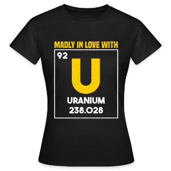 Nuclear Engineer Nuclear Power Radioactive Nuclear - Women's T-Shirt - black - Front - AI Model Female 172 dark (172cm)
