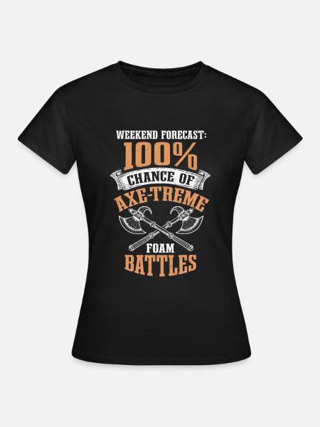 Larping RPG LARP Fantasy Rollenspiel - Frauen T-Shirt - Schwarz