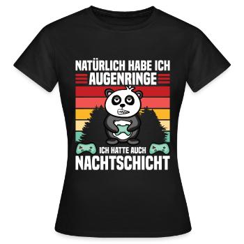 Lustiger Videospiele Spruch - Frauen T-Shirt - Schwarz - Vorne - AI Model Female 172 dark (172cm)