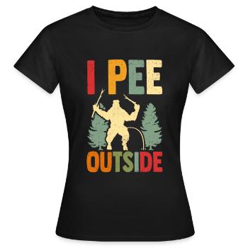 Camping Camper Zelten Camper - Frauen T-Shirt - Schwarz - Vorne - AI Model Female 172 dark (172cm)