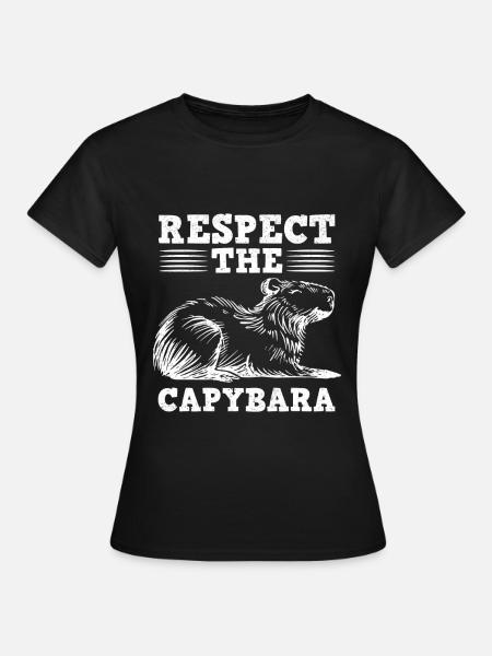 Capibara capibara knaagdier - Vrouwen T-shirt - zwart