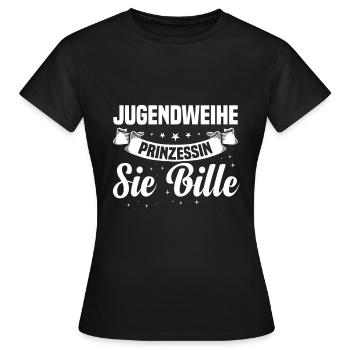 Jugendliche Jugendweihe Feier - Frauen T-Shirt - Schwarz - Vorne - AI Model Female 172 dark (172cm)