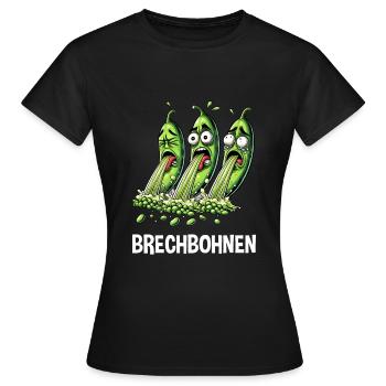 Haricots verts Haricots Jardinier Jardin - T-shirt Femme - noir - Devant - AI Model Female 172 dark (172cm)