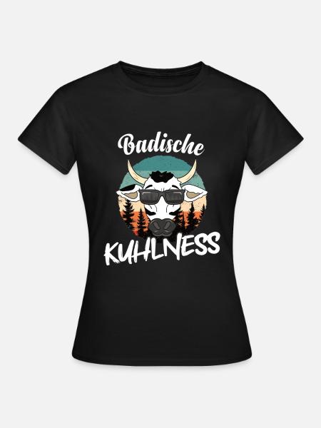 Badische Kuhlness cooler Badner - Frauen T-Shirt - Schwarz