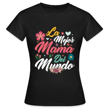 Le meilleur cadeau de maman au monde pour la fête des mères - T-shirt Femme - noir - Devant - AI Model Female 172 dark (172cm)