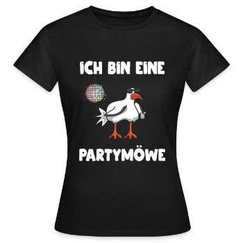 Feiern gehen Diskothek - Frauen T-Shirt - Schwarz - Vorne - AI Model Female 172 dark (172cm)