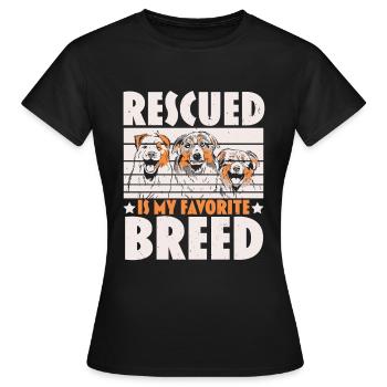 Soins aux animaux Sauveteurs d’animaux Droits des animaux - T-shirt Femme - noir - Devant - AI Model Female 172 dark (172cm)
