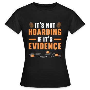 Il ne reçoit pas de biens volés s’il s’agit d’une preuve de forums - T-shirt Femme - noir - Devant - AI Model Female 172 dark (172cm)