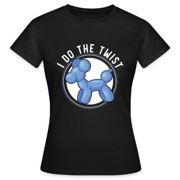 Je fais le Twist Balloon Twist Balloon Modelli - T-shirt Femme - noir - Devant - AI Model Female 172 dark (172cm)