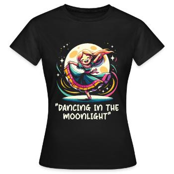 Paroles Mélomanes Auteurs-compositeurs Festival de musique - T-shirt Femme - noir - Devant - AI Model Female 172 dark (172cm)