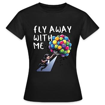 Paroles Mélomanes Auteurs-compositeurs Festival de musique - T-shirt Femme - noir - Devant - AI Model Female 172 dark (172cm)