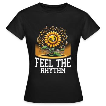 Songtexte Musikliebhaber Songwriter Musikfestival - Frauen T-Shirt - Schwarz - Vorne - AI Model Female 172 dark (172cm)