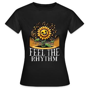 Paroles Mélomanes Auteurs-compositeurs Festival de musique - T-shirt Femme - noir - Devant - AI Model Female 172 dark (172cm)