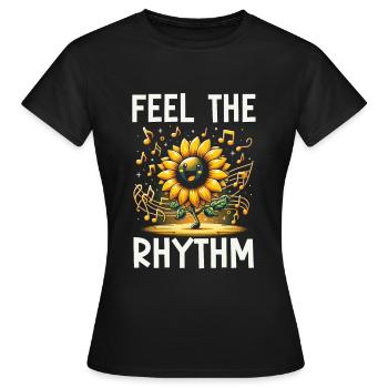 Paroles Mélomanes Auteurs-compositeurs Festival de musique - T-shirt Femme - noir - Devant - AI Model Female 172 dark (172cm)
