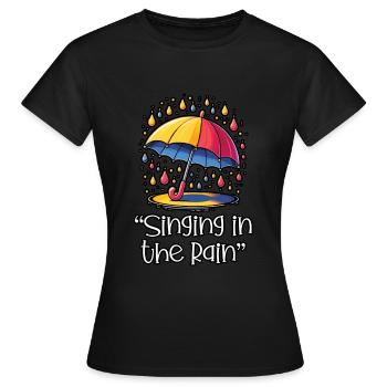 Paroles Mélomanes Auteurs-compositeurs Festival de musique - T-shirt Femme - noir - Devant - AI Model Female 172 dark (172cm)