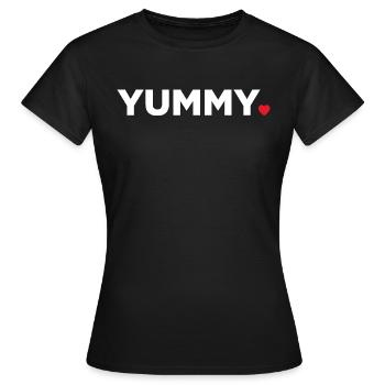 Lecker - Frauen T-Shirt - Schwarz - Vorne - AI Model Female 172 dark (172cm)