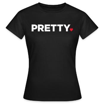 Joli - T-shirt Femme - noir - Devant - AI Model Female 172 dark (172cm)