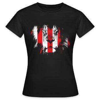 León, football fans from Bilbao - Women's T-Shirt - black - Front - AI Model Female 172 dark (172cm)