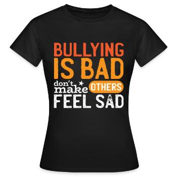 Mois national de l’intimidation - T-shirt Femme - noir - Devant - AI Model Female 172 dark (172cm)