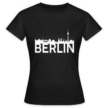 Berlin Berlin Capital - Women's T-Shirt - black - Front - AI Model Female 172 dark (172cm)
