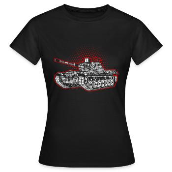 armure - T-shirt Femme - noir - Devant - AI Model Female 172 dark (172cm)