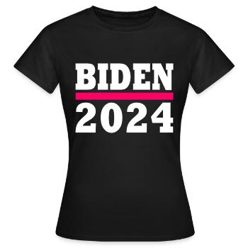 Joe biden 2024 - T-shirt Femme - noir - Devant - AI Model Female 172 dark (172cm)