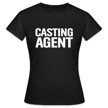Casting Agent Film Crew Filmmaker Gift - T-shirt Femme - noir - Devant - AI Model Female 172 dark (172cm)