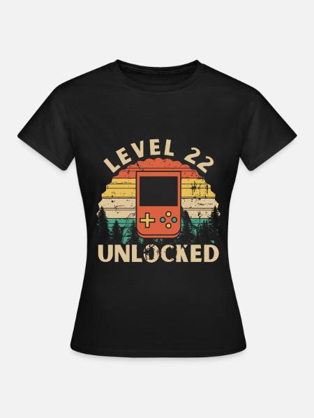 Level 22 Unclocked - Women's T-Shirt - black