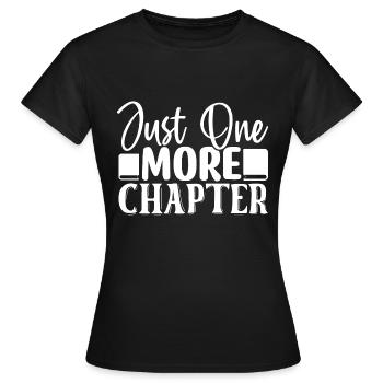 Encore un chapitre - T-shirt Femme - noir - Devant - AI Model Female 172 dark (172cm)