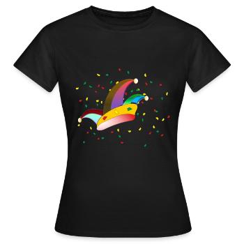 Carnaval - T-shirt Femme - noir - Devant - AI Model Female 172 dark (172cm)