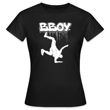 Breakdance Bboying Gift I Breakdance - T-shirt Femme - noir - Devant - AI Model Female 172 dark (172cm)