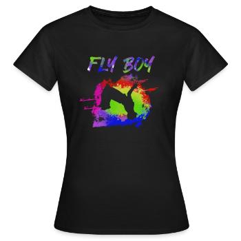 Breakdance Bboying Gift I Breakdance - T-shirt Femme - noir - Devant - AI Model Female 172 dark (172cm)