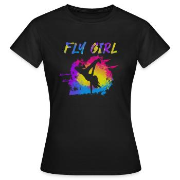 Breakdance Bboying Gift I Breakdance - T-shirt Femme - noir - Devant - AI Model Female 172 dark (172cm)