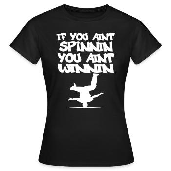 Breakdance Bboying Gift I Breakdance - T-shirt Femme - noir - Devant - AI Model Female 172 dark (172cm)
