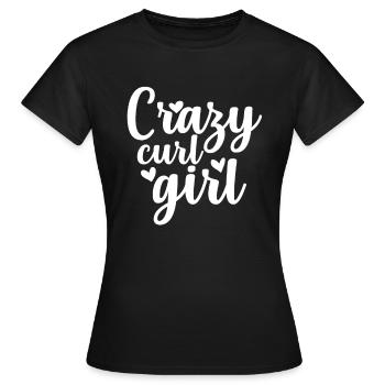 Cadeau de cheveux bouclés Je boucle des dictons de coiffure - T-shirt Femme - noir - Devant - AI Model Female 172 dark (172cm)