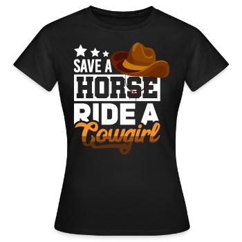 Redneck Trailer Park Geschenk I Wohnwagen - Frauen T-Shirt - Schwarz - Vorne - AI Model Female 172 dark (172cm)