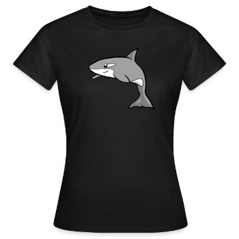 Orca Whale Gift I Killer Whale Killer Whale - T-shirt Femme - noir - Devant - AI Model Female 172 dark (172cm)