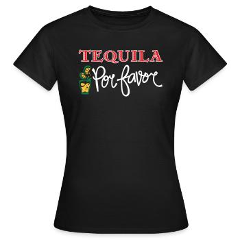 Tequila - T-shirt Femme - noir - Devant - AI Model Female 172 dark (172cm)