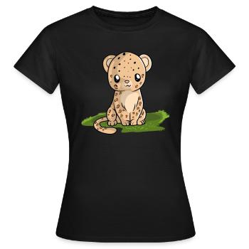 jaguar - T-shirt Femme - noir - Devant - AI Model Female 172 dark (172cm)