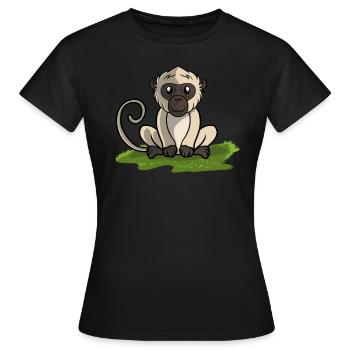 Monkey Monkey - Women's T-Shirt - black - Front - AI Model Female 172 dark (172cm)