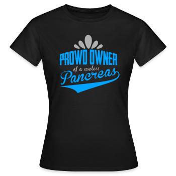 Diabetes diabetic pancreatic insulin - Women's T-Shirt - black - Front - AI Model Female 172 dark (172cm)
