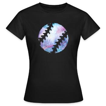 Joueur de baseball de baseball - T-shirt Femme - noir - Devant - AI Model Female 172 dark (172cm)