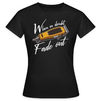 Barber Barbershop Barber Barbe - T-shirt Femme - noir - Devant - AI Model Female 172 dark (172cm)