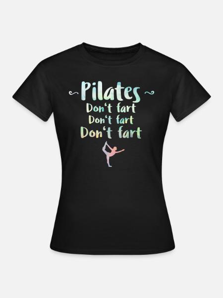 Pilates - Frauen T-Shirt - Schwarz