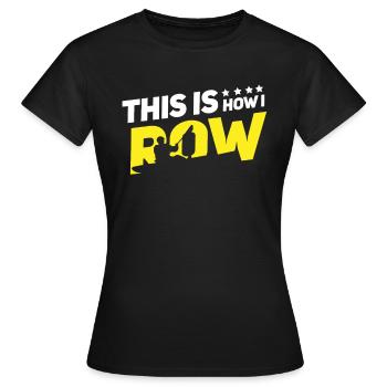 Kayak Kayak Kayaker - T-shirt Femme - noir - Devant - AI Model Female 172 dark (172cm)
