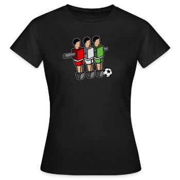 Baby-foot Baby-foot Baby-foot Wuzzler - T-shirt Femme - noir - Devant - AI Model Female 172 dark (172cm)