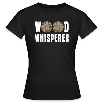 Menuisier menuisier menuisier menuisier - T-shirt Femme - noir - Devant - AI Model Female 172 dark (172cm)